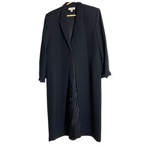 Amanda Smith Suits Black Long Blazer Jacket